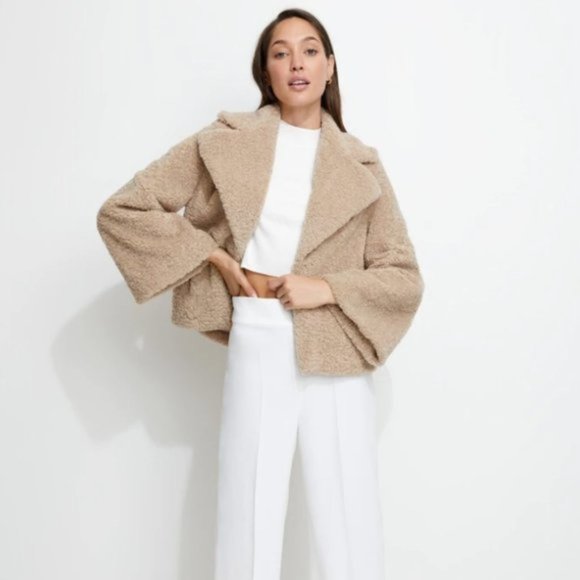 Unreal Fur Jackets & Blazers - Unreal Fur Madame Shearling Jacket, Small, like new!